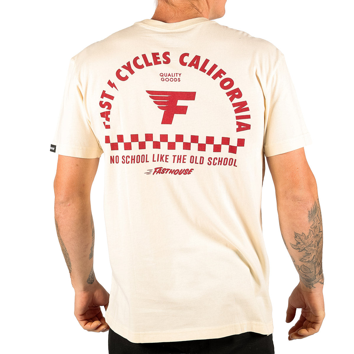 Fasthouse Fast Cycles Tee - Natural