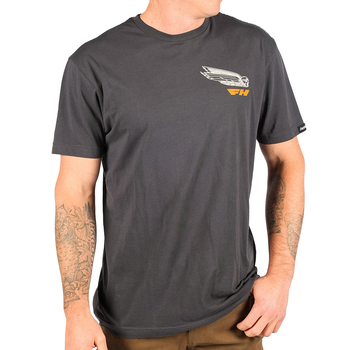 Fasthouse Flyer Tee - Graphite Black