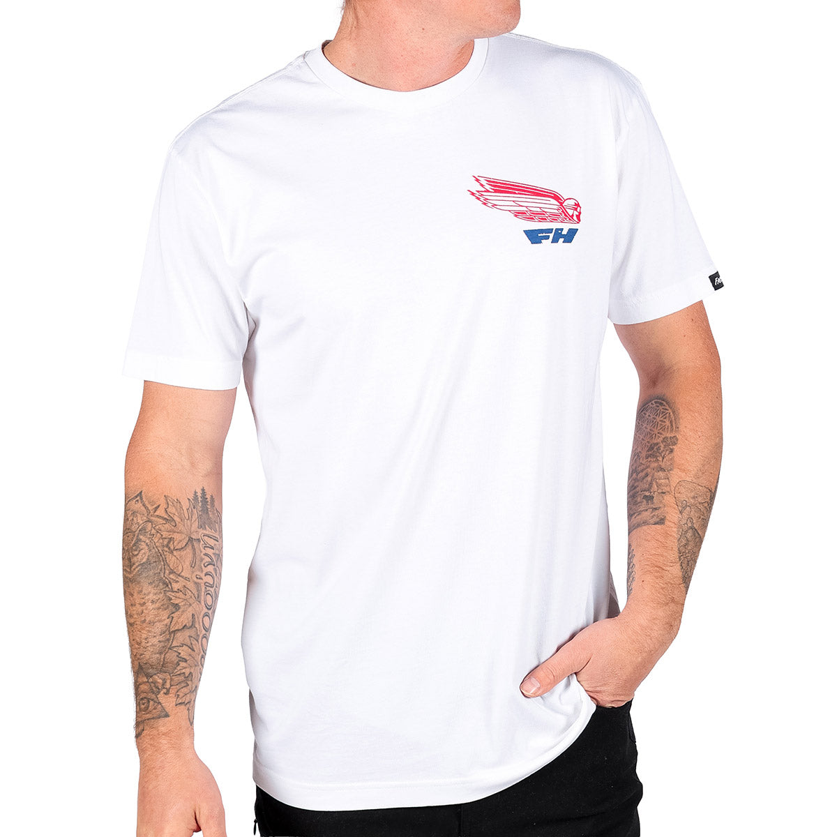 Fasthouse Flyer Tee - White
