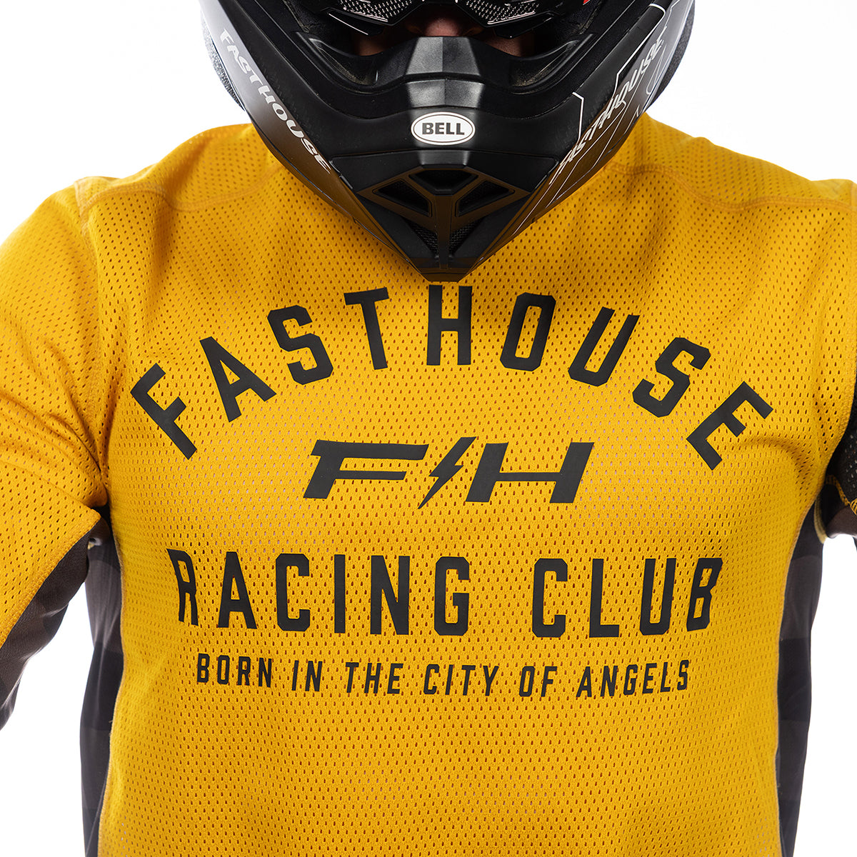 Fasthouse Grindhouse Air-Cooled Club MX Jersey - Marigold