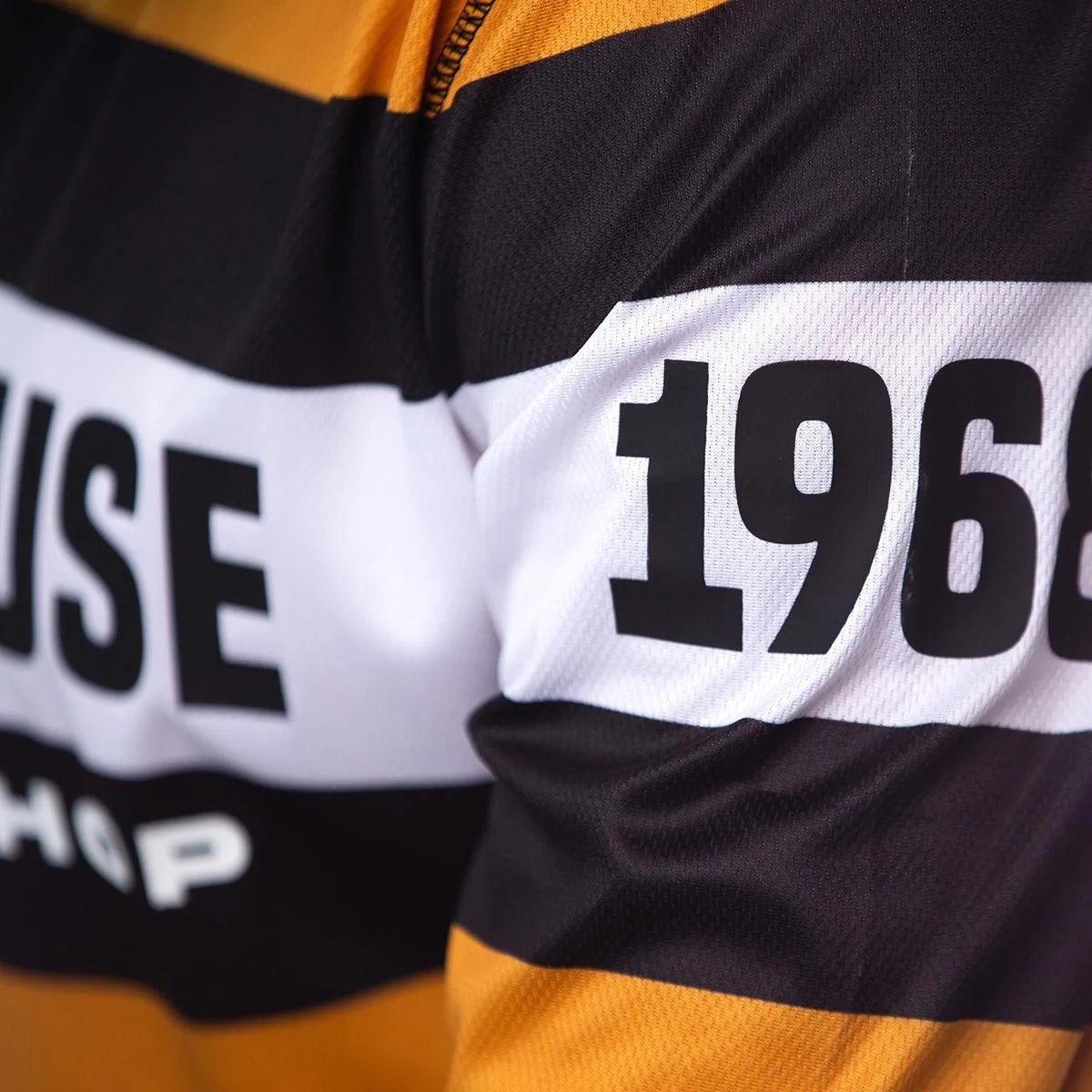 Fasthouse Grindhouse Analogue LS MX Jersey - Vintage Gold/Black