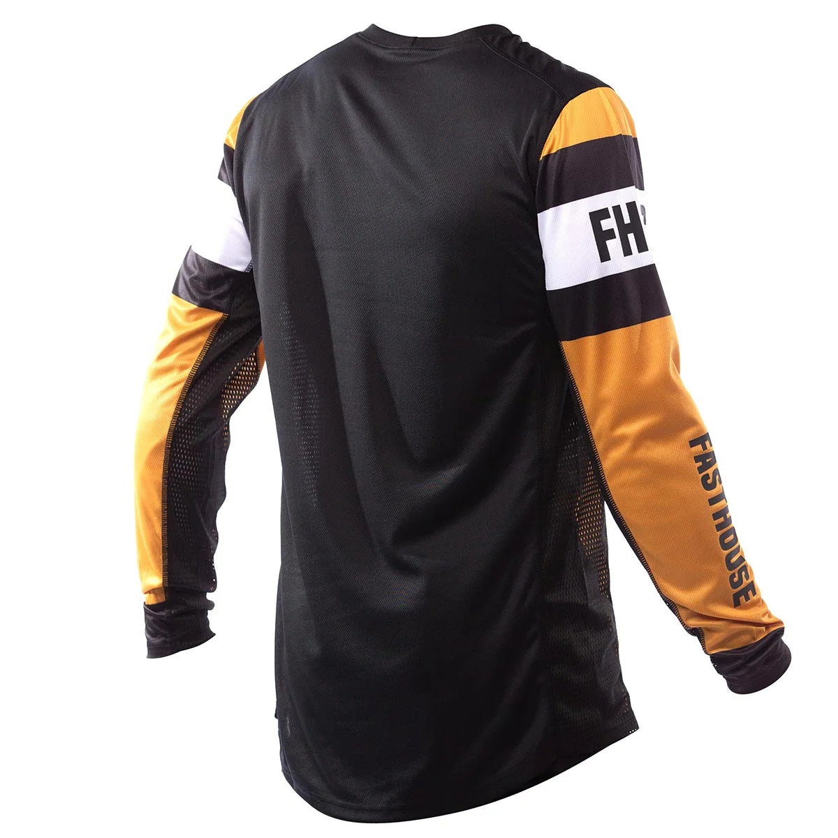Fasthouse Grindhouse Analogue LS MX Jersey - Vintage Gold/Black