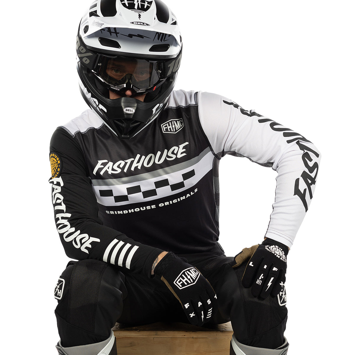 Fasthouse Grindhouse Atomic MX Jersey - Black/Gray