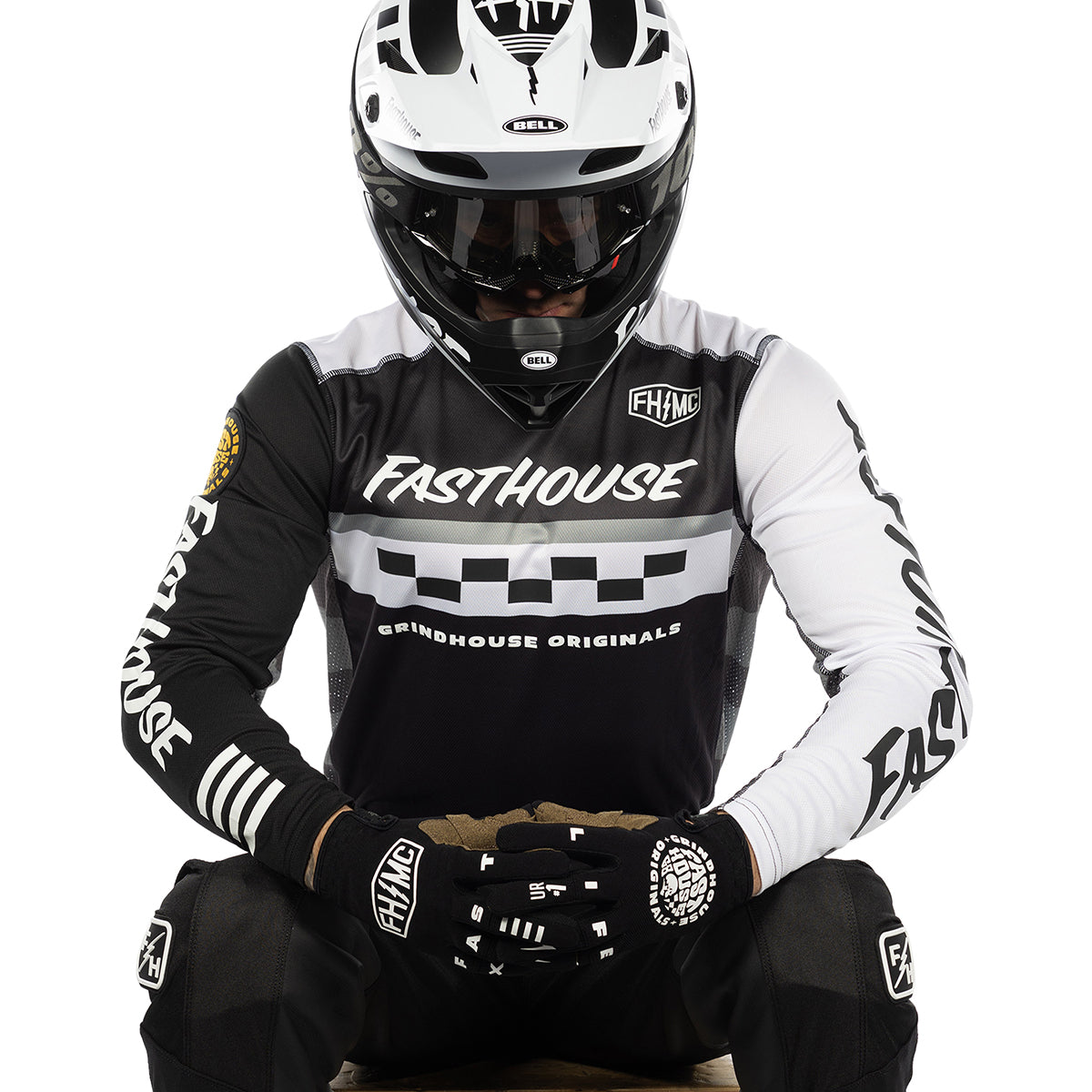 Fasthouse Grindhouse Atomic MX Jersey - Black/Gray