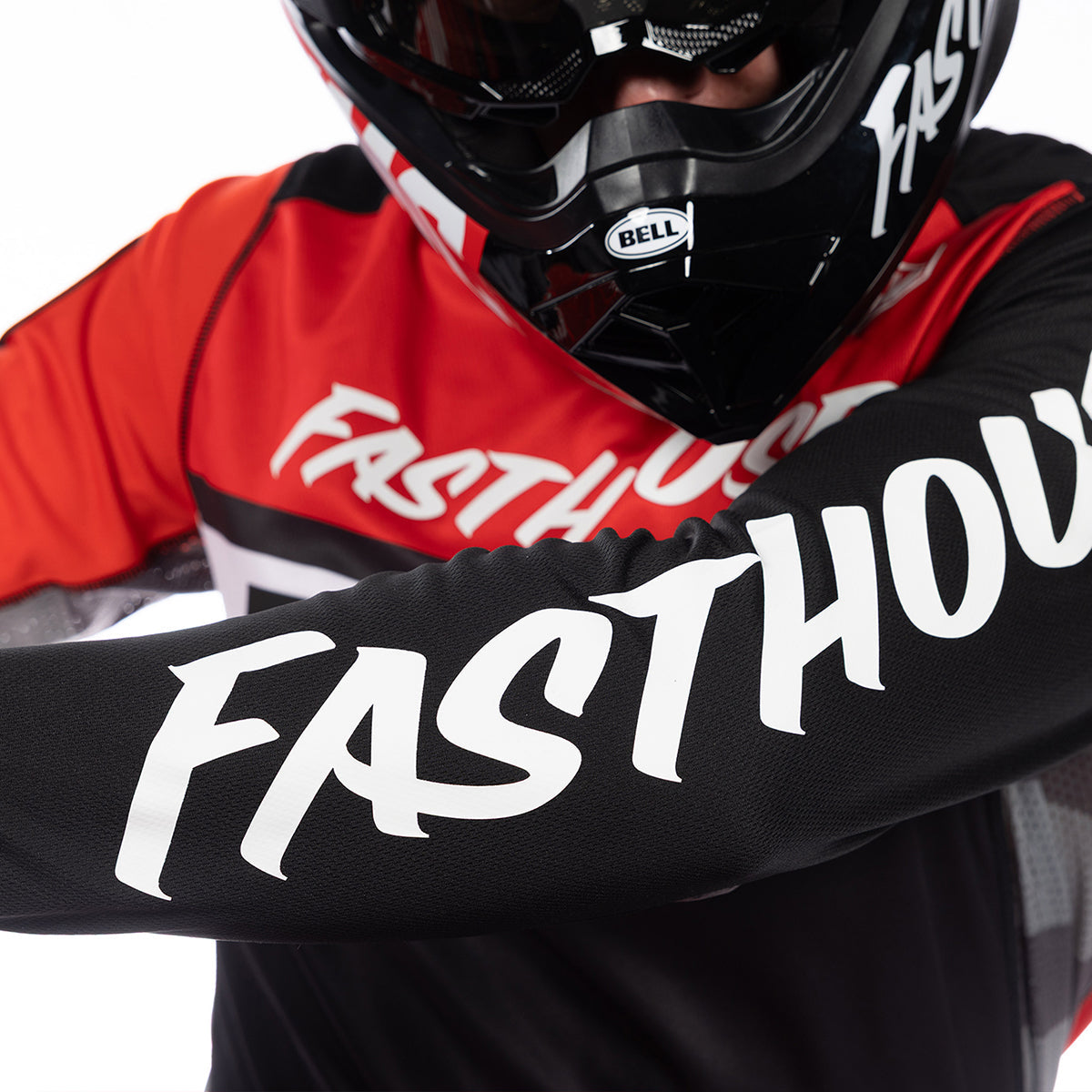 Fasthouse Grindhouse Atomic MX Jersey - Racing Red/Black