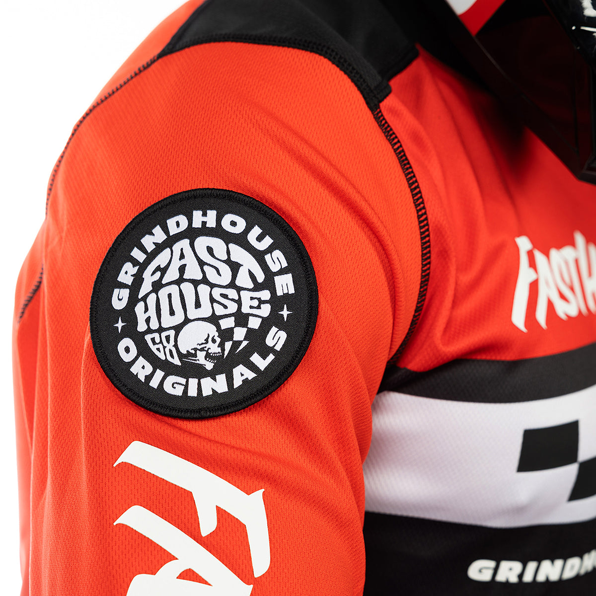 Fasthouse Grindhouse Atomic MX Jersey - Racing Red/Black