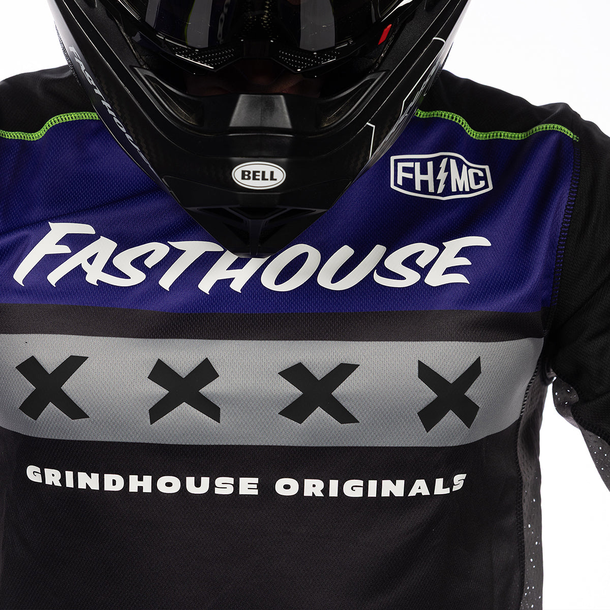 Fasthouse Grindhouse Grimm MX Jersey - FH Purple/Black