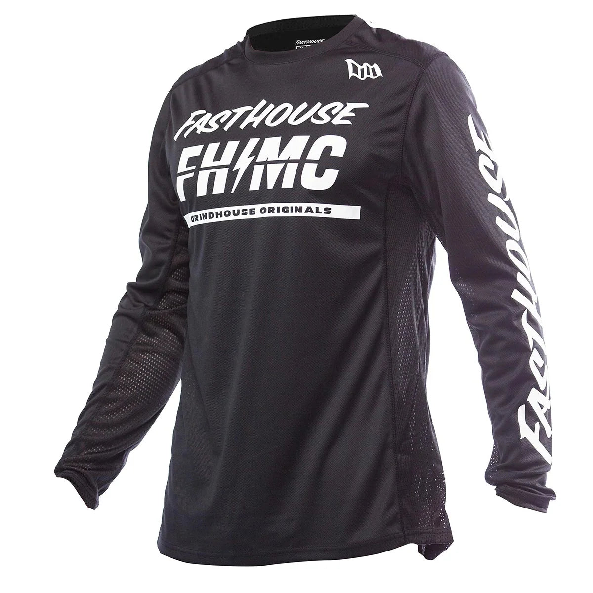 Fasthouse Grindhouse Score LS MX Jersey - Black/White
