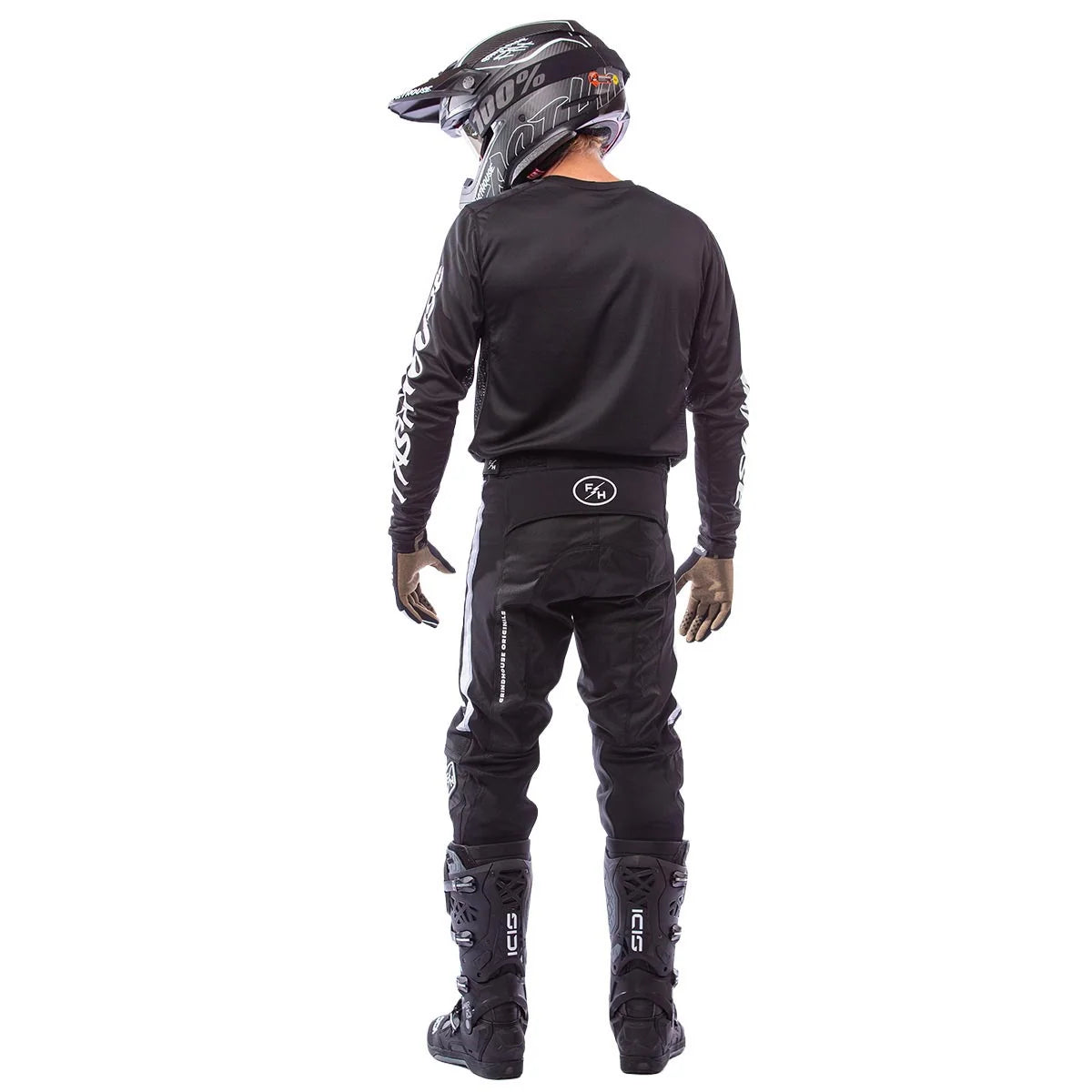 Fasthouse Grindhouse Score LS MX Jersey - Black/White