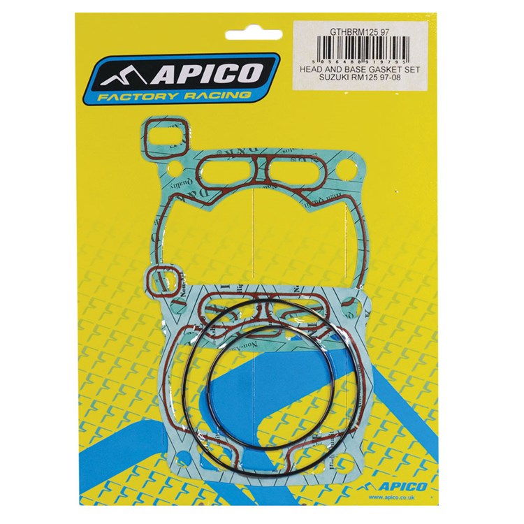 Apico Head and Base Gasket Set SUZUKI RM125 07-08
