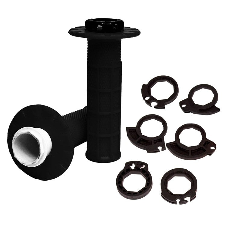 Apico Lock-On MX Grips Half Waffle Black