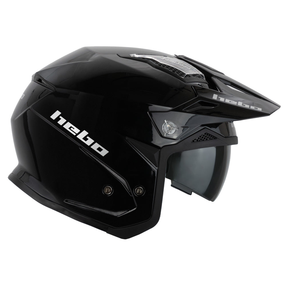 Hebo Trials Helmet Zone 5 Monocolour Black