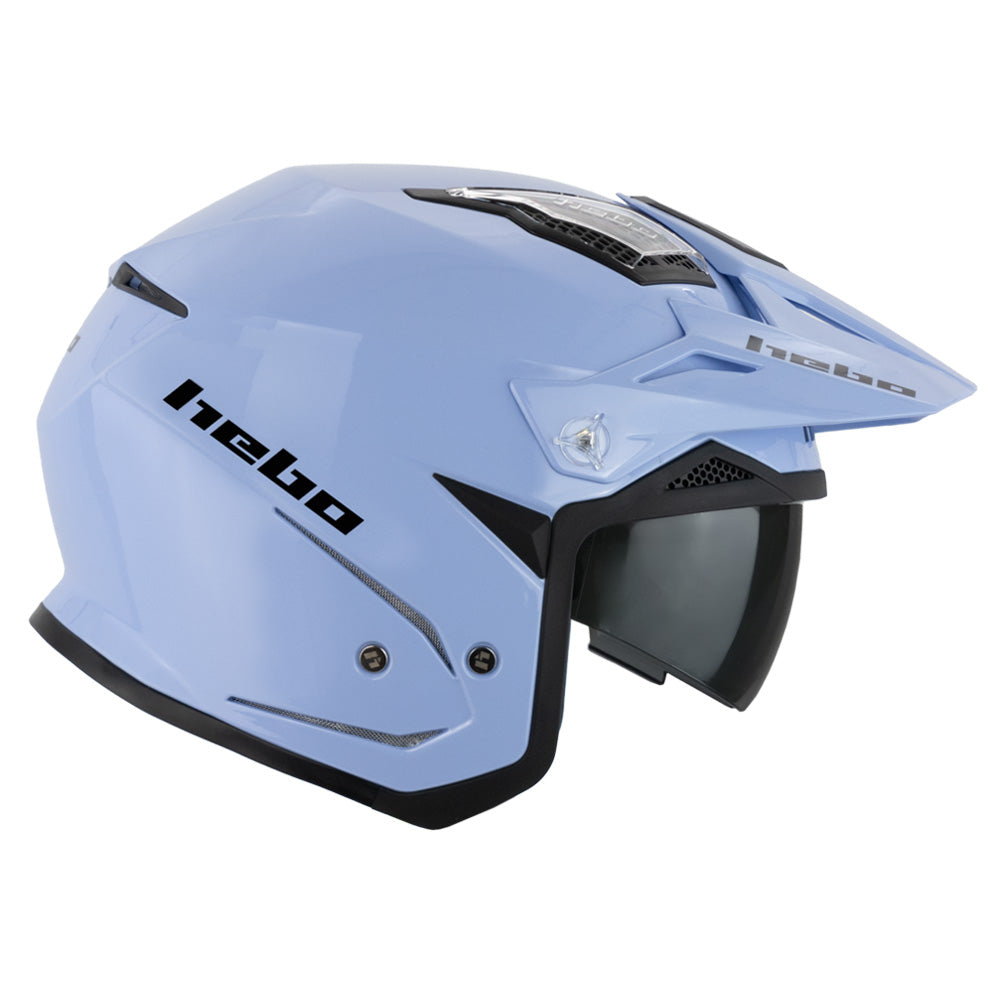Hebo Trials Helmet Zone 5 Monocolour Blue