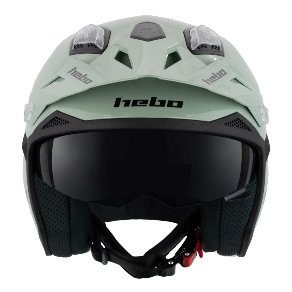 Hebo Trials Helmet Zone 5 Monocolour Green