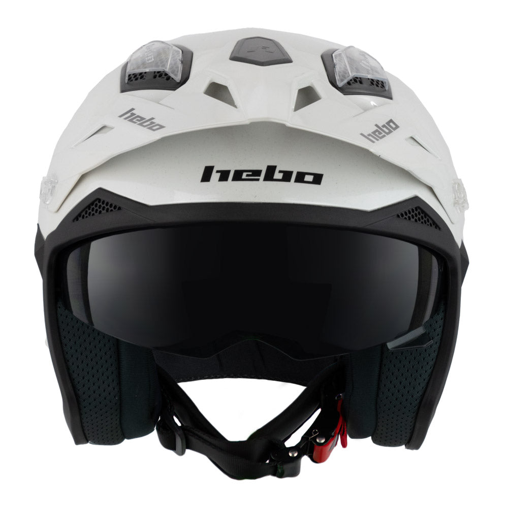 Hebo Trials Helmet Zone 5 Monocolour White
