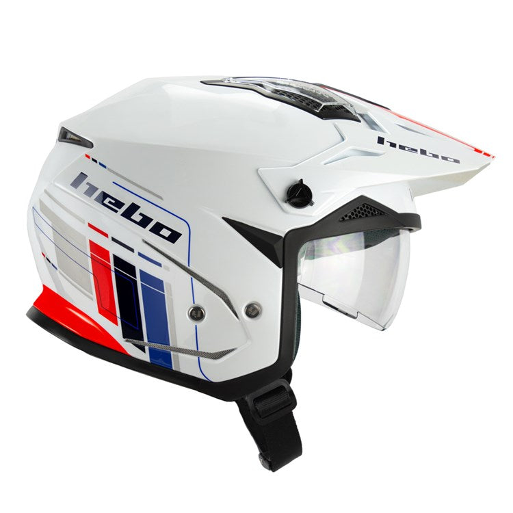 Hebo Trials Helmet Zone 5 RS White