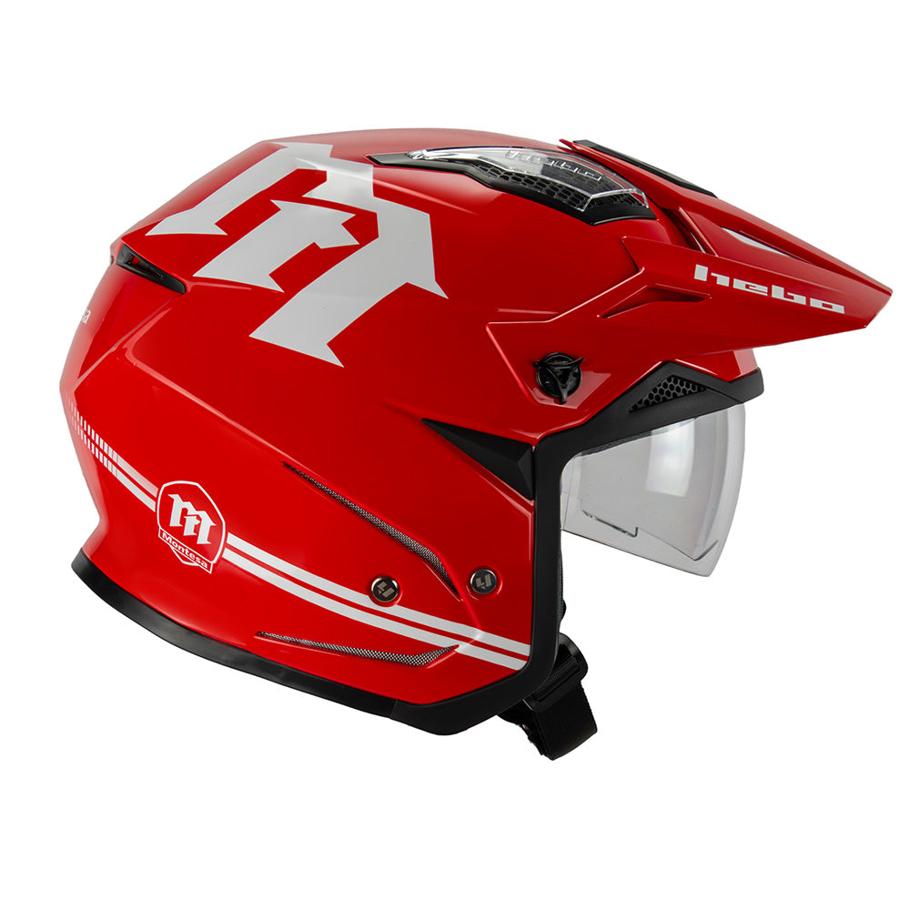 Hebo Trials Helmet Zone 5 Montesa Classic Red