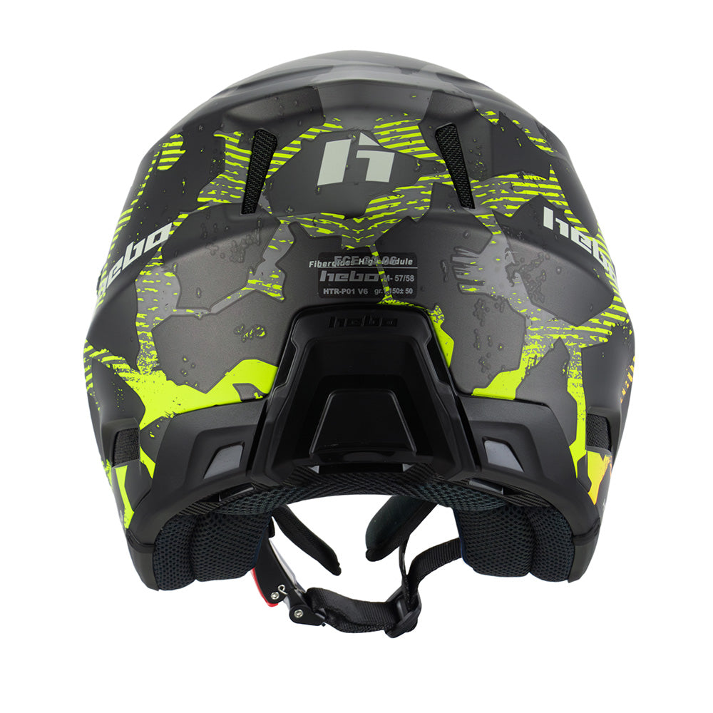 Hebo Trials Helmet Zone Pro Camo Grey