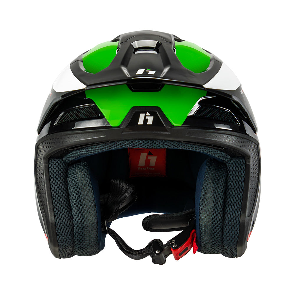 Hebo Trials Helmet Zone Pro Classic Black/Green