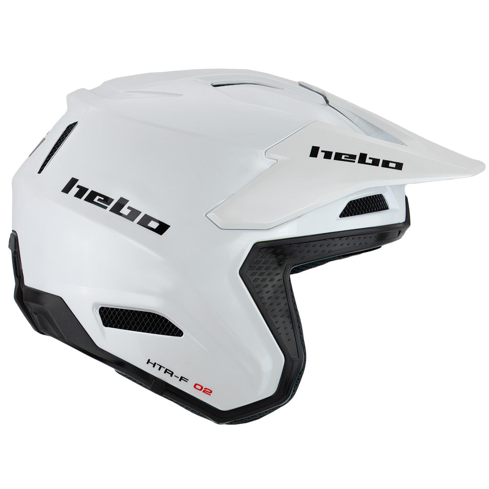 Hebo Trials Helmet Zone Pro Monocolour White