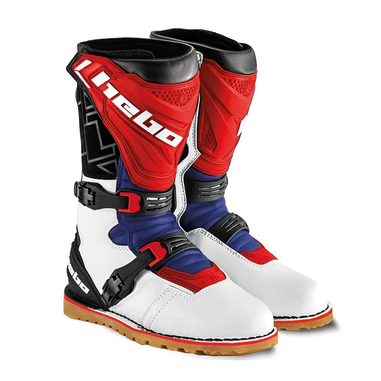 Hebo YOUTH Trials Boots Technical 3.0 White/Red/Blue