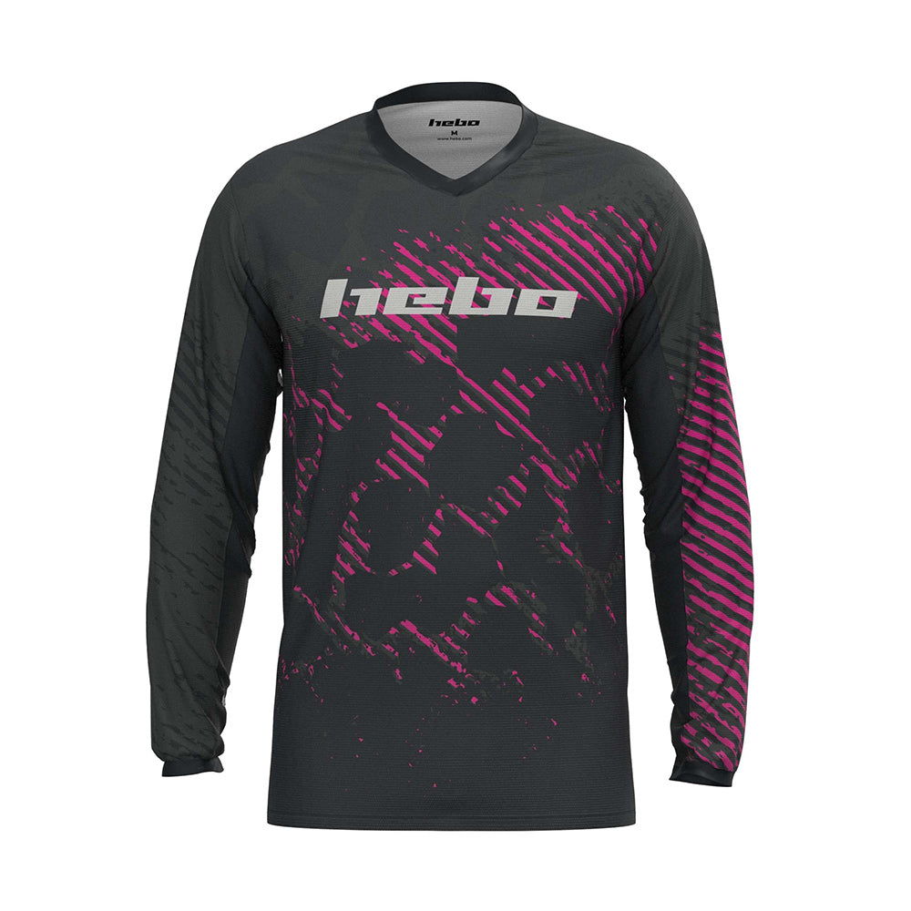 Hebo Pro 26 Trials Shirt YOUTH Camo Pink
