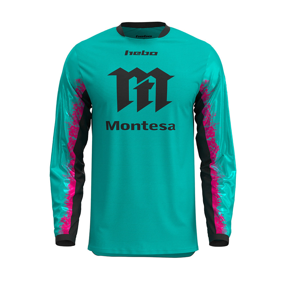 Hebo Tech 26 Montesa Classic Trials Shirt Turquoise
