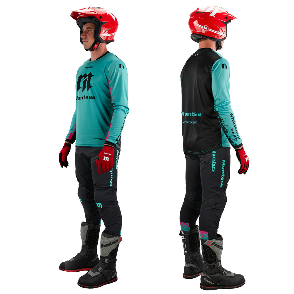 Hebo Tech 26 Montesa Classic Trials Shirt Turquoise