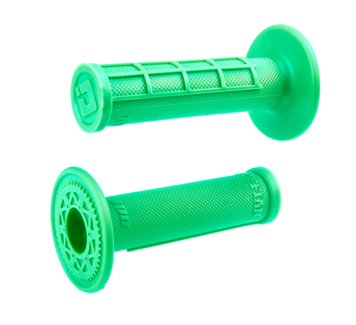 ODI Ruffian Half Waffle MX Grips Green
