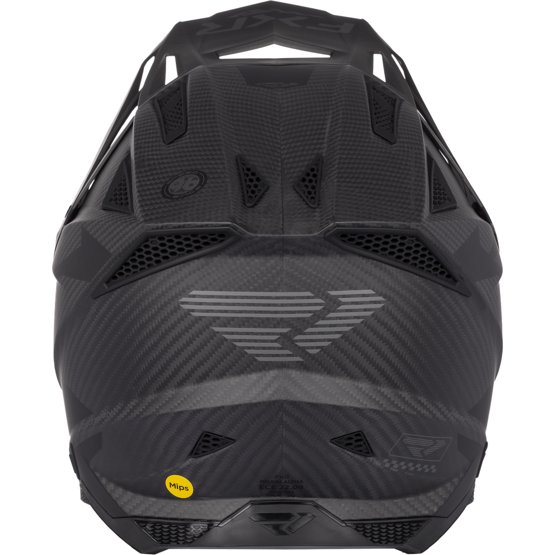 FXR Helium Alpha Carbon ECE 22.06 MX MIPS Helmet 2027 Black OPS