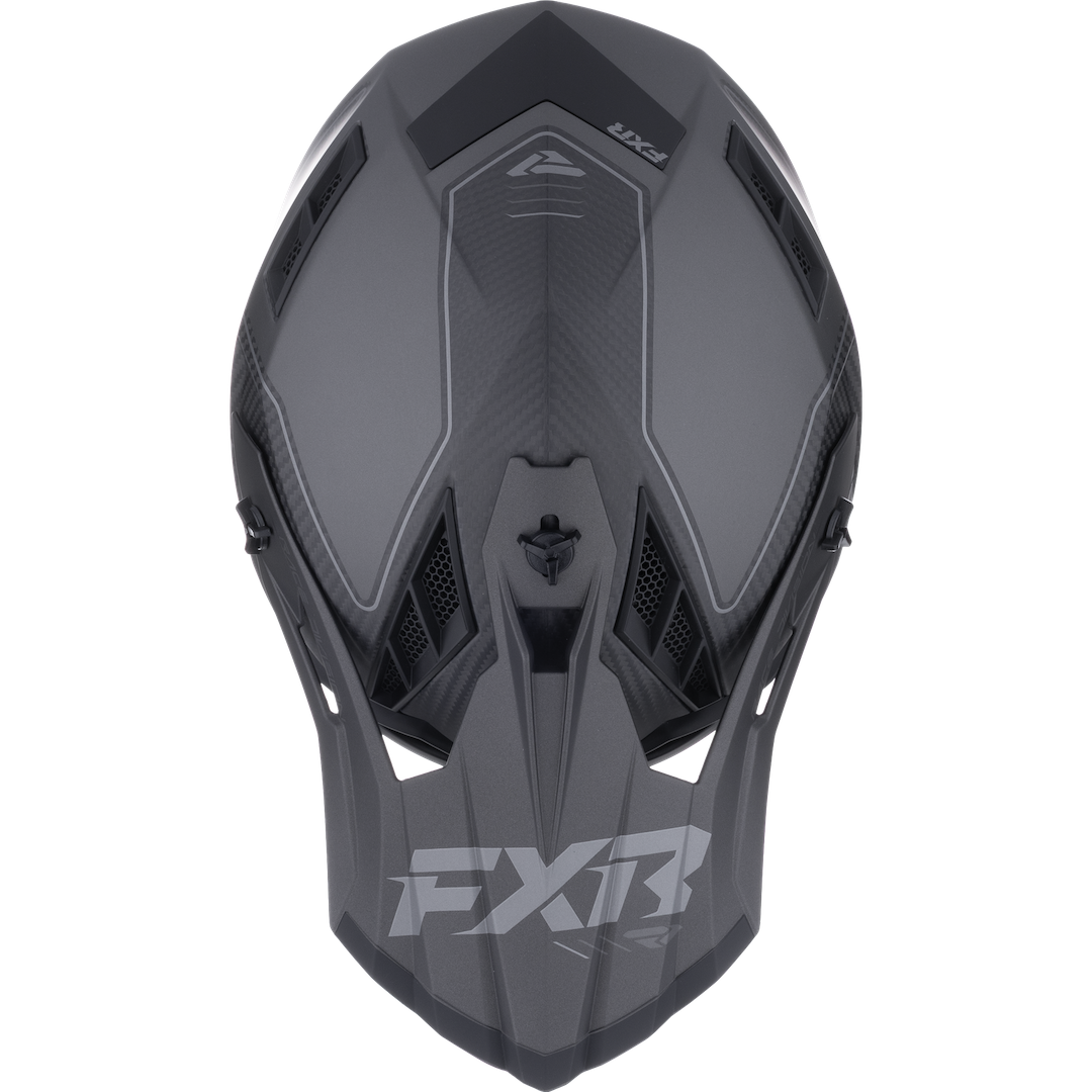 FXR Helium Carbon MX Helmet 2026 Shadow