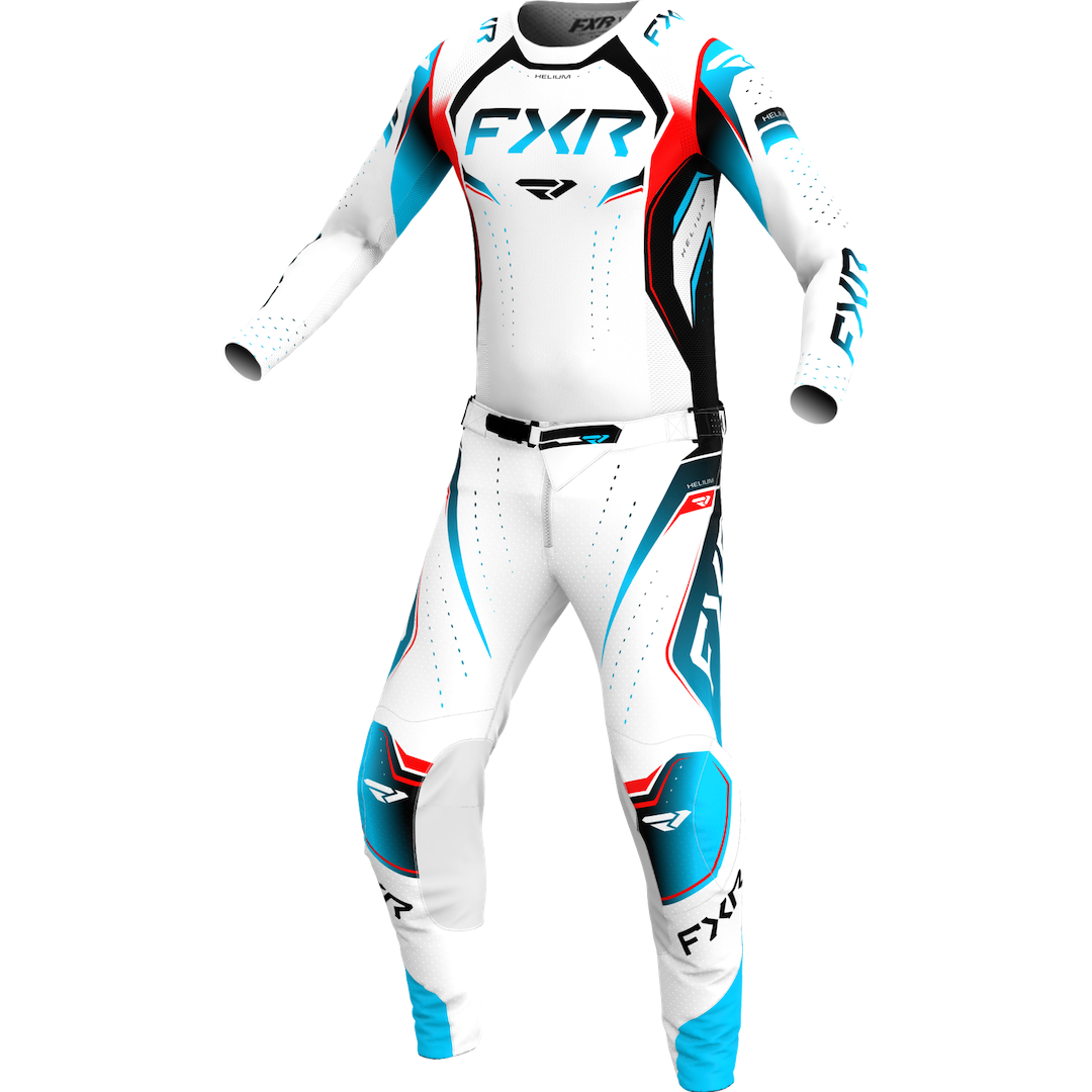 FXR Helium Edge 2026 MX Kit Combo Ice