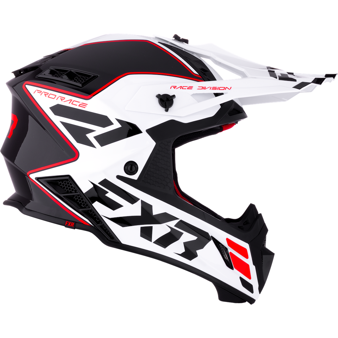 FXR Helium MX Helmet 2026 Red/White/Black