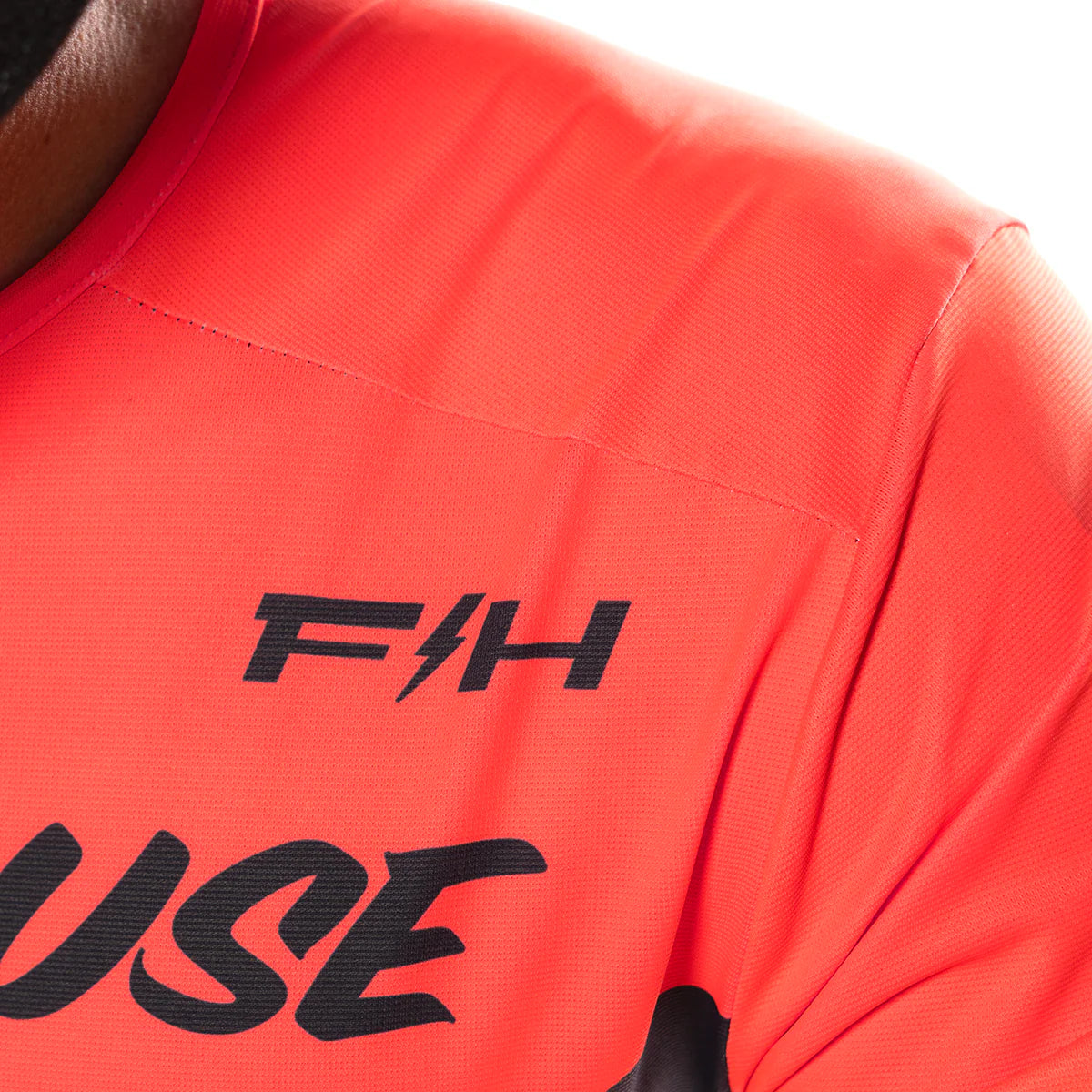Fasthouse Helix Circuit LS MX Jersey Hyper Coral/Black