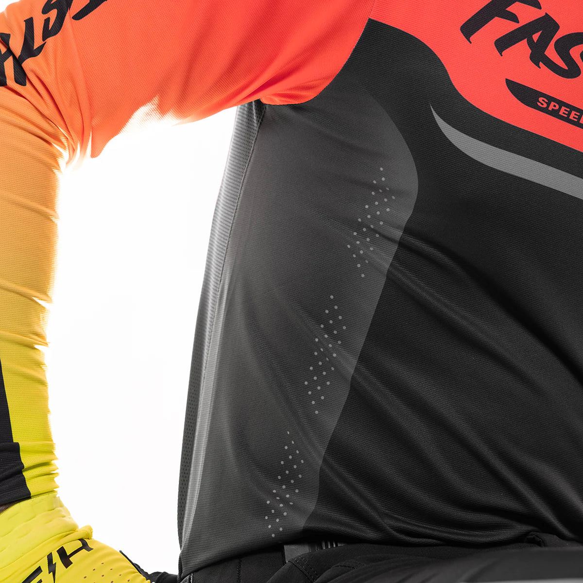 Fasthouse Helix Circuit LS MX Jersey Hyper Coral/Black