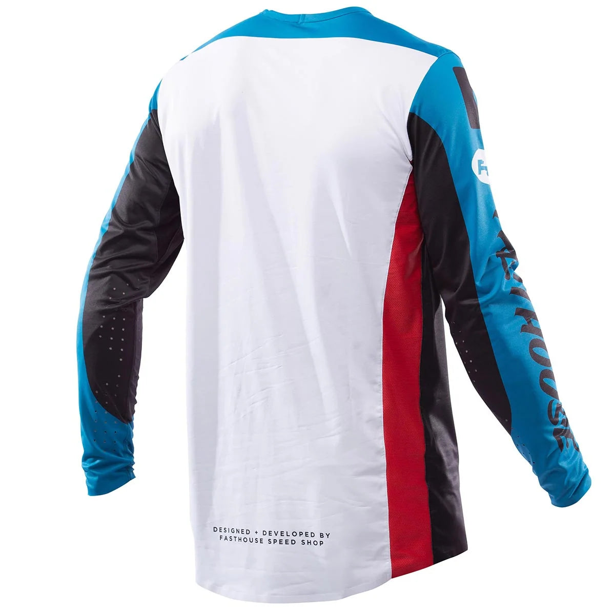 Fasthouse Helix Daytona LS MX Jersey - Electric Blue/Black