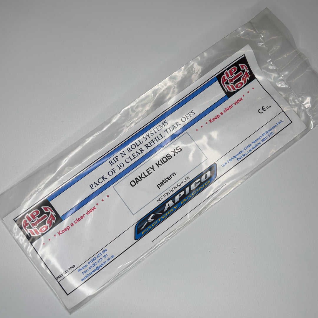 RNR Tear Offs Oakley XS O Frame MX - 10 Pack