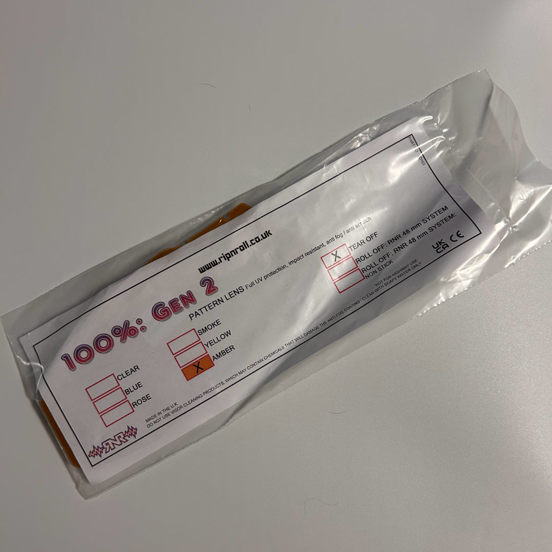 RNR Tear of Lens 100% Racecraft 2, Accuri 2, Strata 2 -  Amber