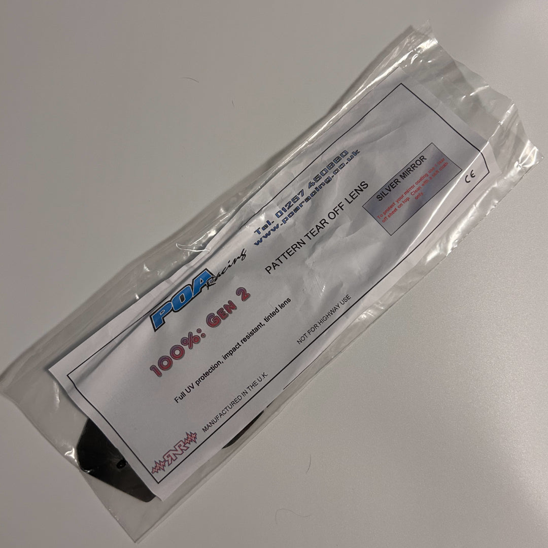 RNR Tear of Lens 100% Racecraft 2, Accuri 2, Strata 2 - Silver Mirror