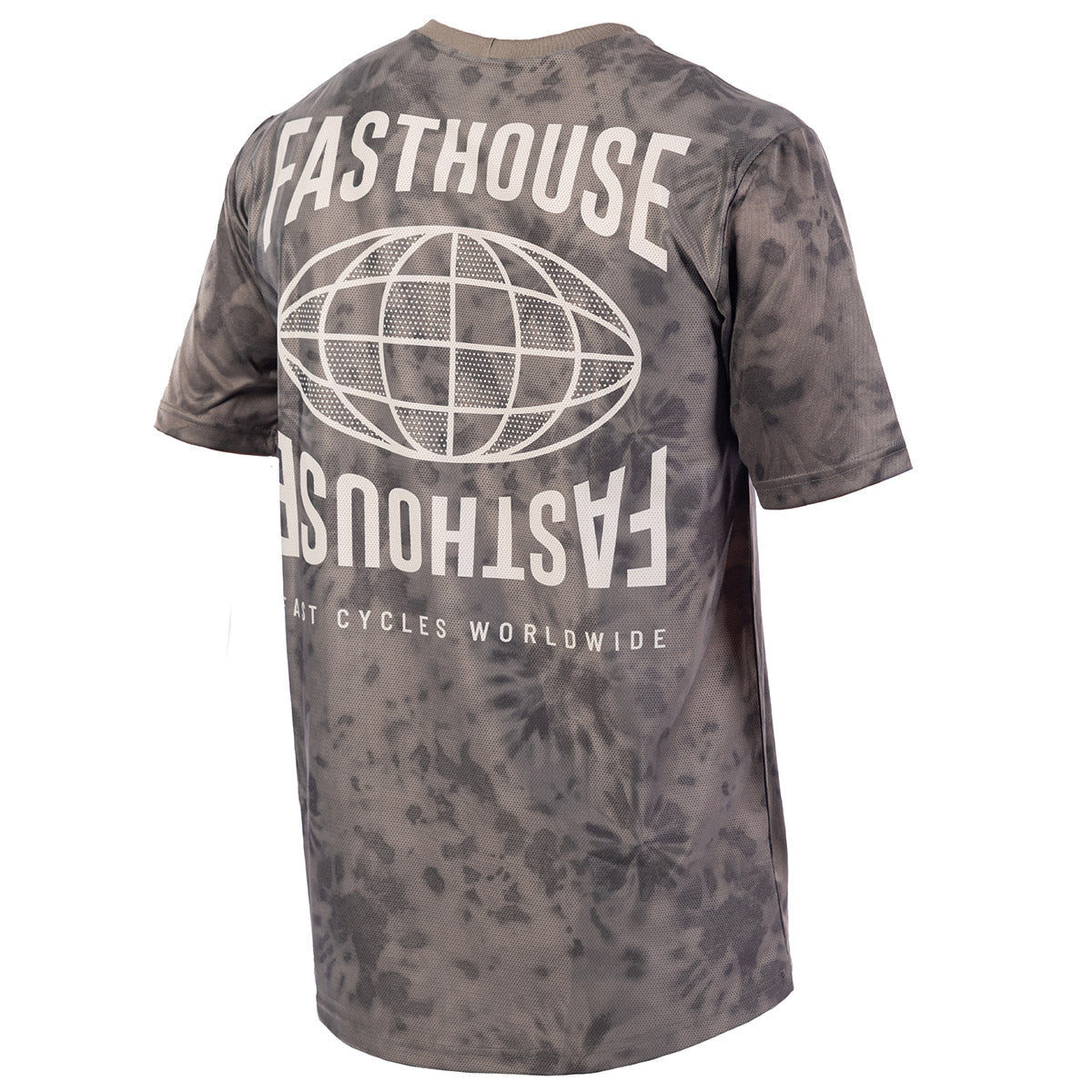 Fasthouse Impakt Baux Short Sleeve MTB Jersey - Pewter Crystal Wash