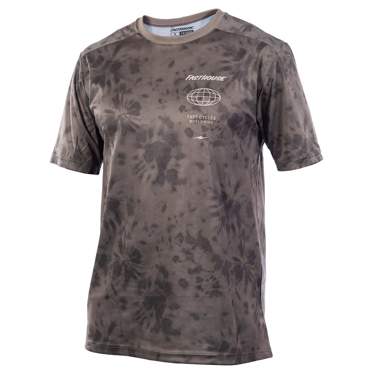 Fasthouse Impakt Baux Short Sleeve MTB Jersey - Pewter Crystal Wash