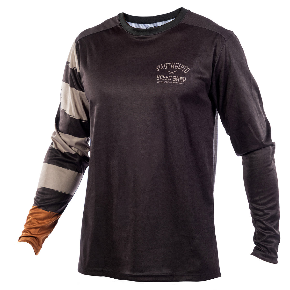 Fasthouse Impakt Endo Long Sleeve MTB Jersey - Black/Pewter