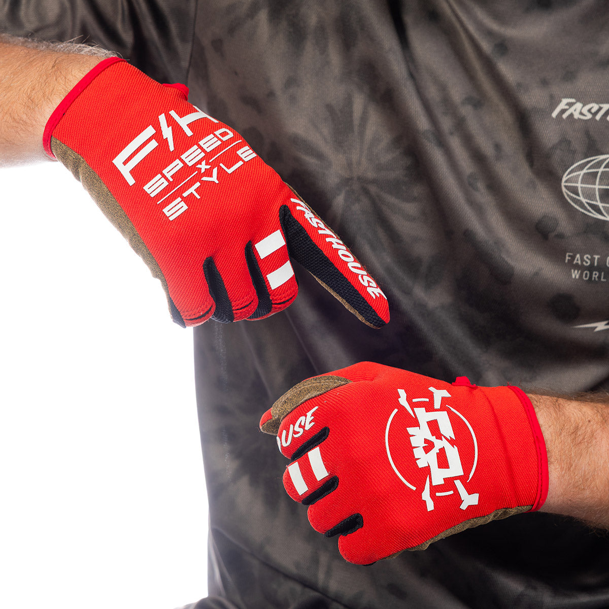 Fasthouse Impakt Utopia MTB Glove - Red