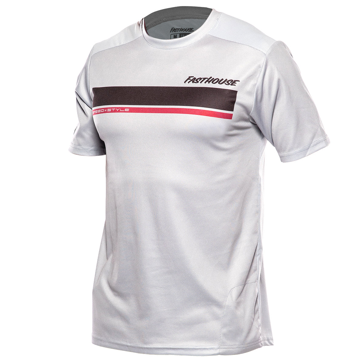 Fasthouse Impakt Cosmos Short Sleeve MTB Jersey - Light Gray