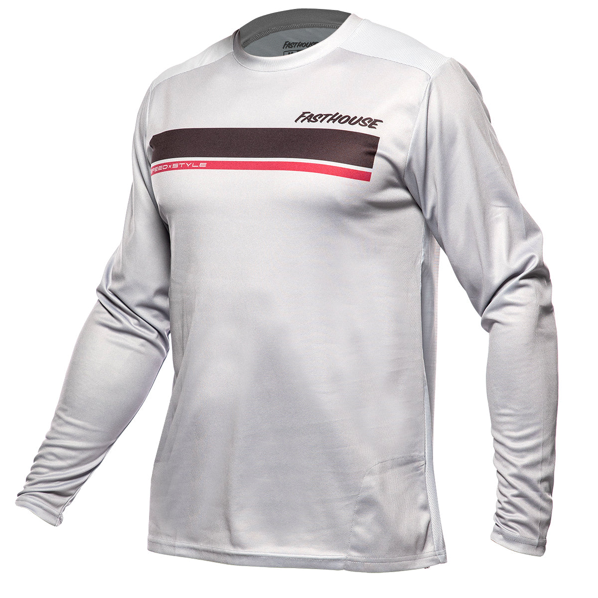 Fasthouse Impakt Cosmos Long Sleeve MTB Jersey - Light Gray