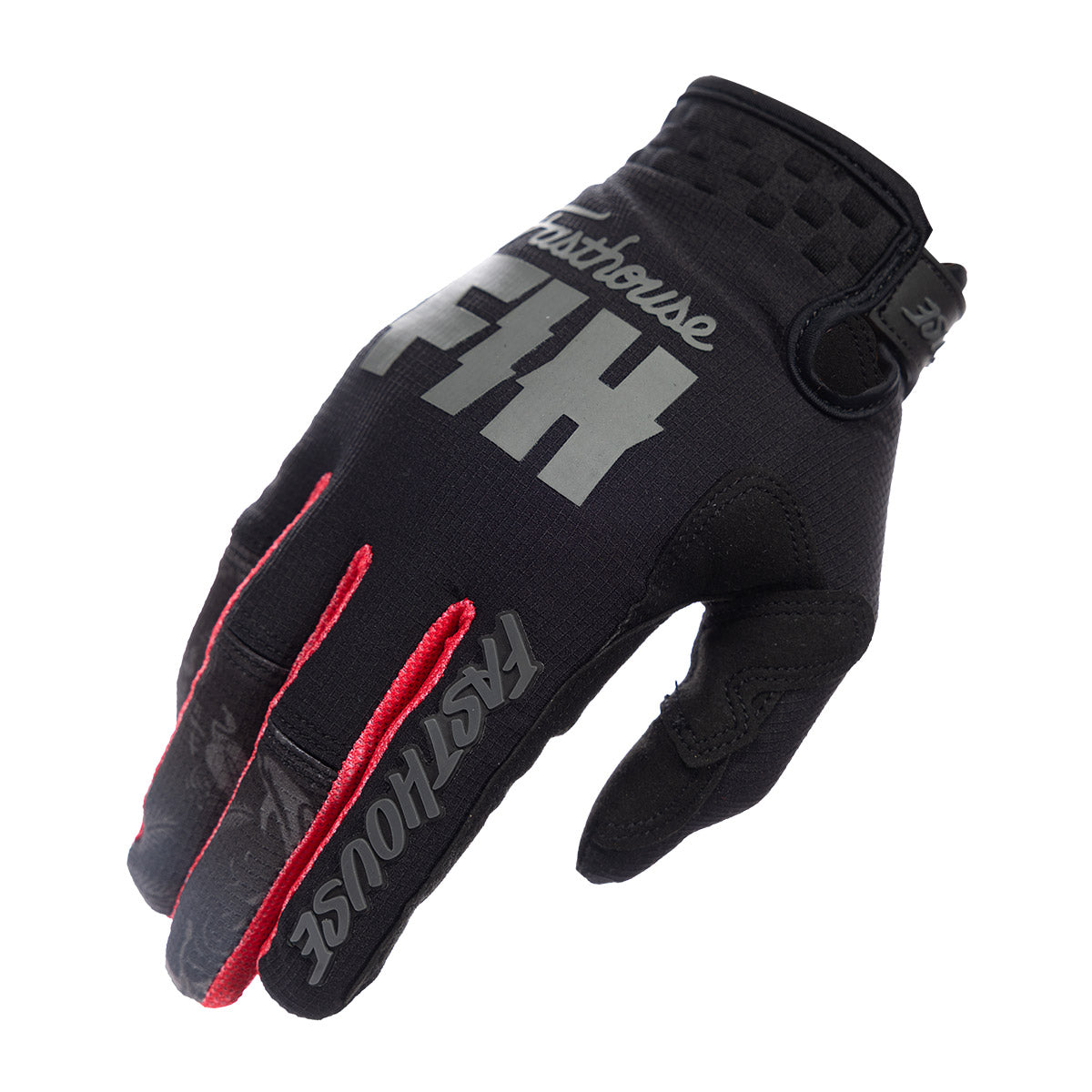 Fasthouse TB Island Hopper Sanguaro MX Glove - Black