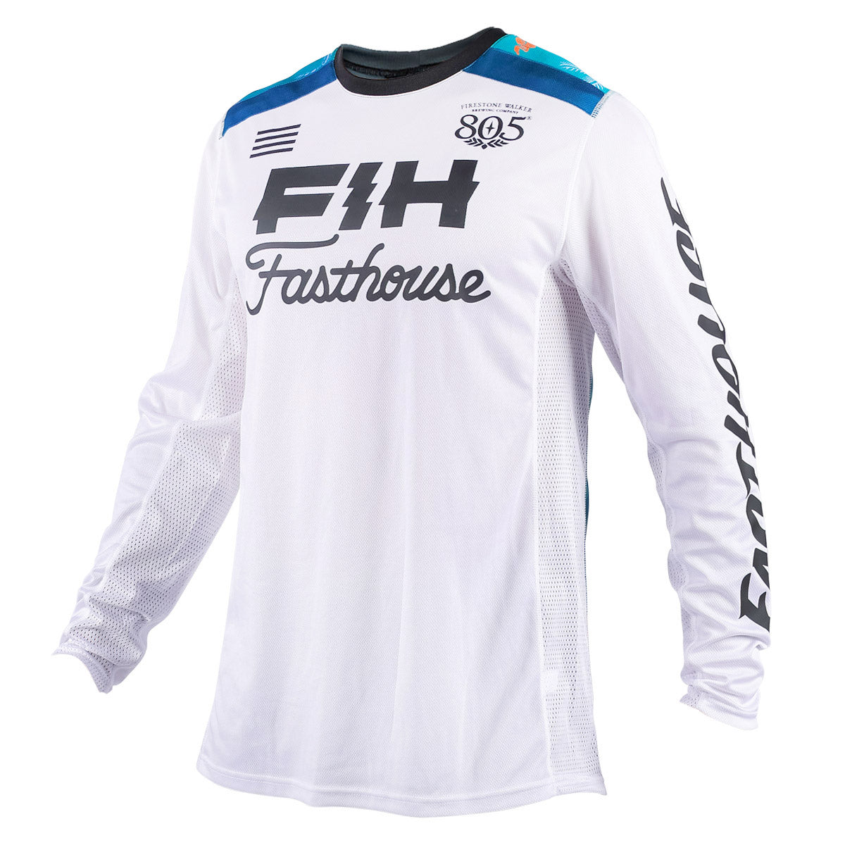 TB Island Hopper Grindhouse Jersey - White - Fasthouse