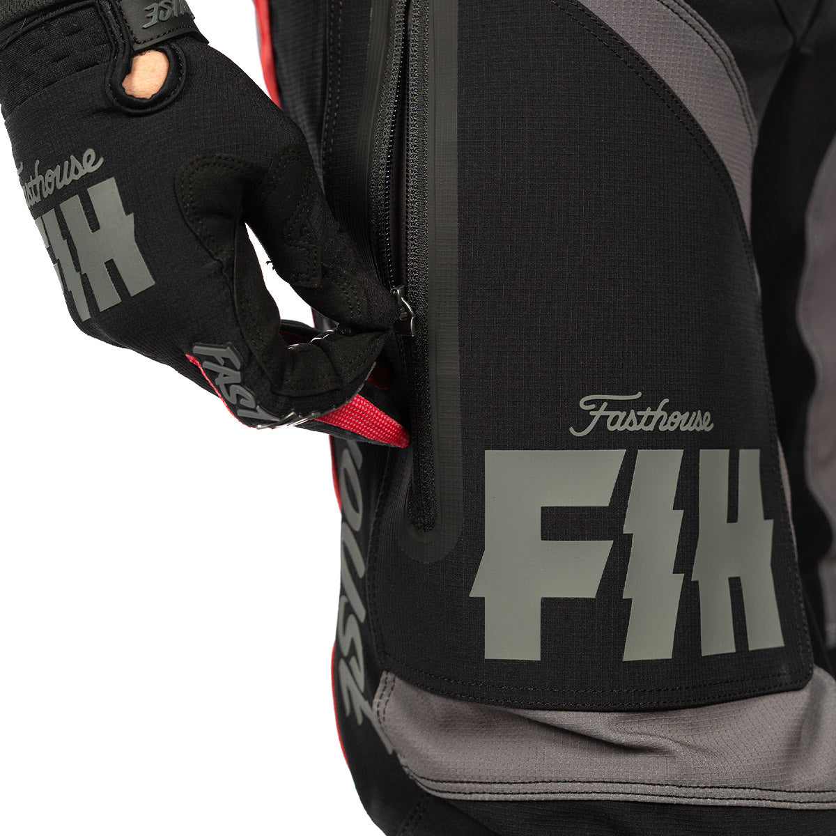 Fasthouse TB Island Hopper Sanguaro MX Glove - Black