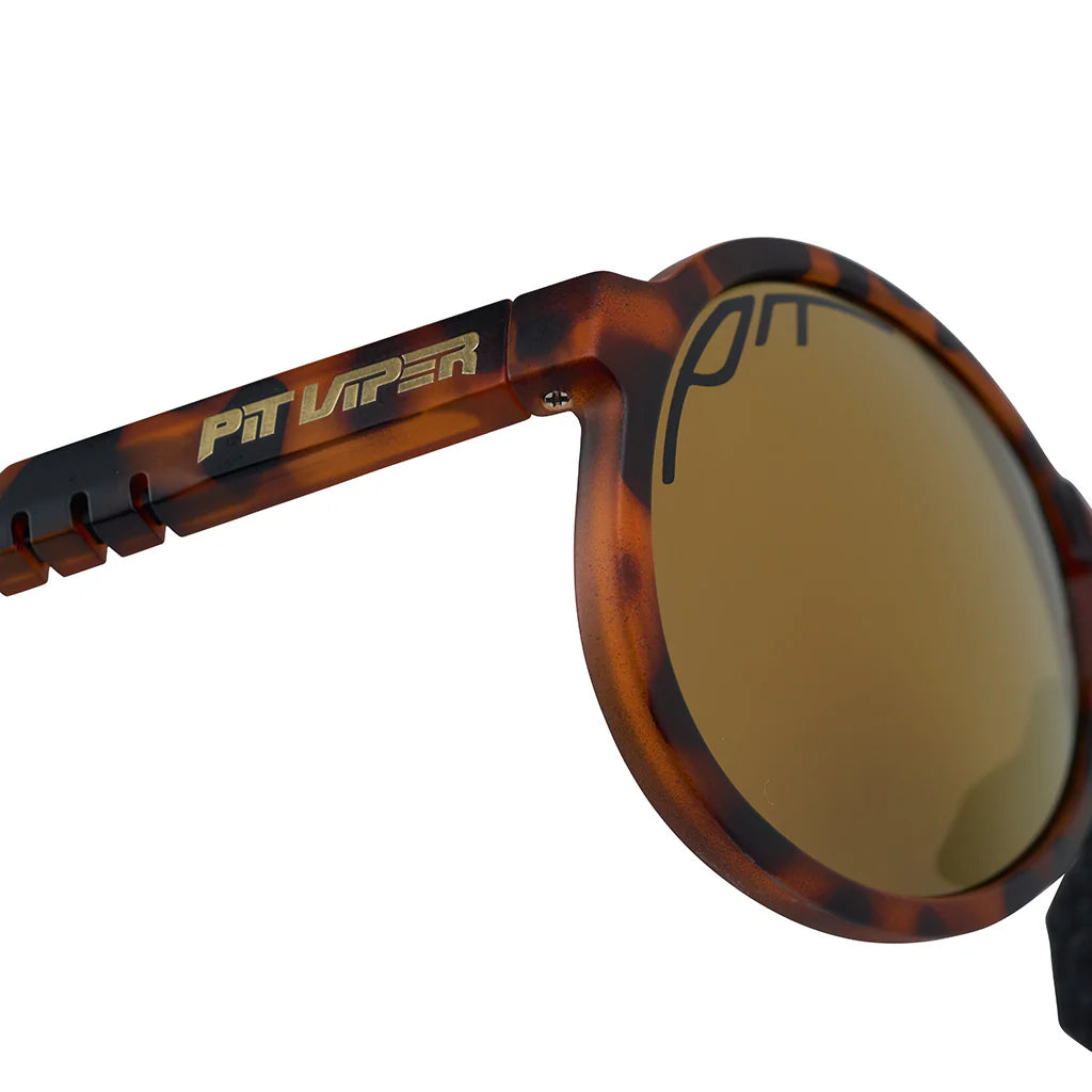 Pit Viper The Landlocked Jethawk Sunglasses - HDPV Polarized Gold Lens