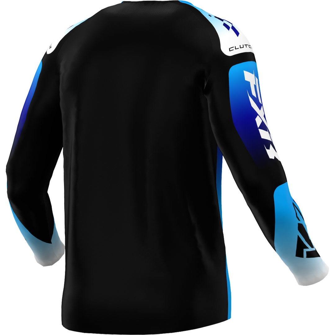 FXR KIDS Clutch MX Jersey 2026 Blue/Black/White